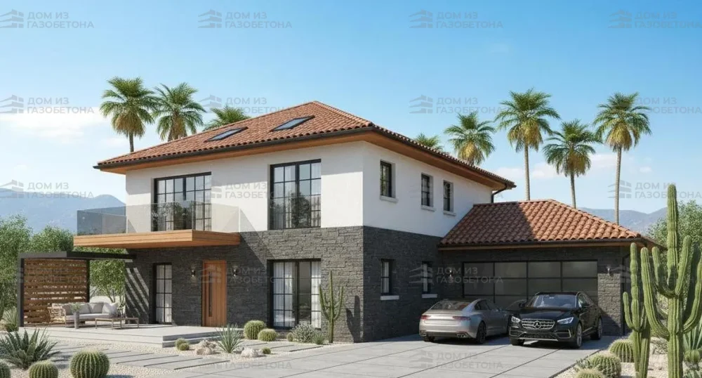 Проект Двухэтажный дом 18 на 19, 225 м2