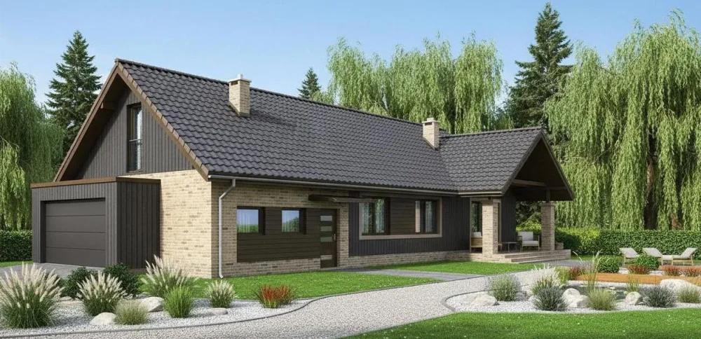 Проект Двухэтажный дом 20 на 12, 238 м2