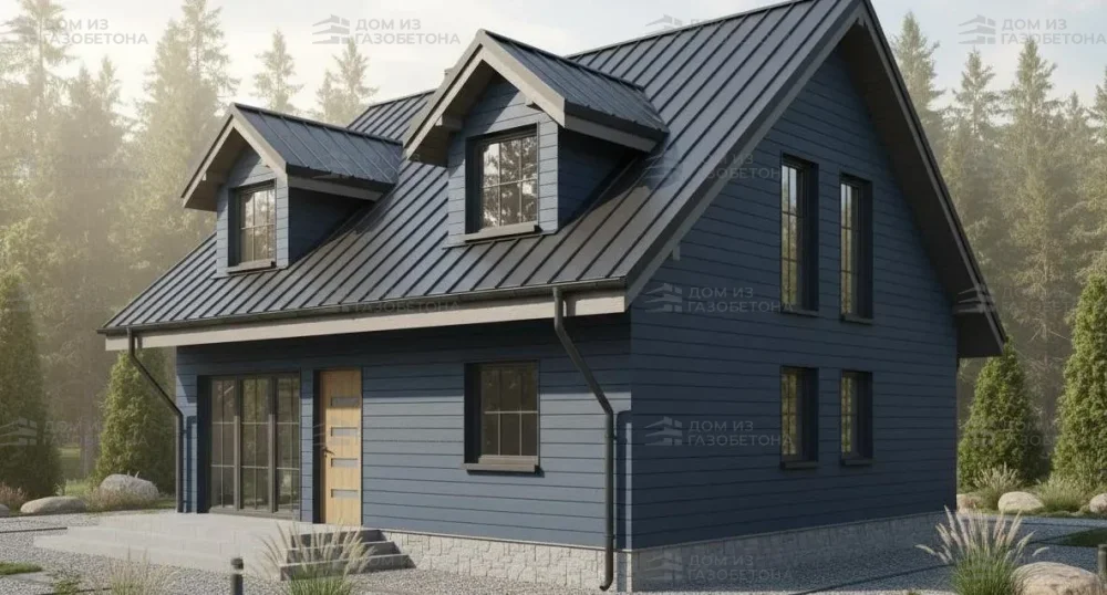 Проект Двухэтажный дом 8 на 9, 118 м2