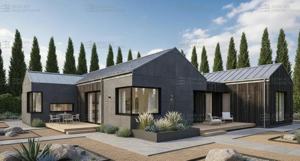 Проект Одноэтажный дом 12 на 23, 178 м2