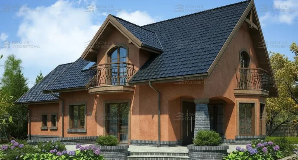 Проект Двухэтажный дом 16 на 10, 193 м2