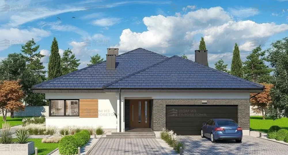 Проект Двухэтажный дом 15 на 18, 245 м2